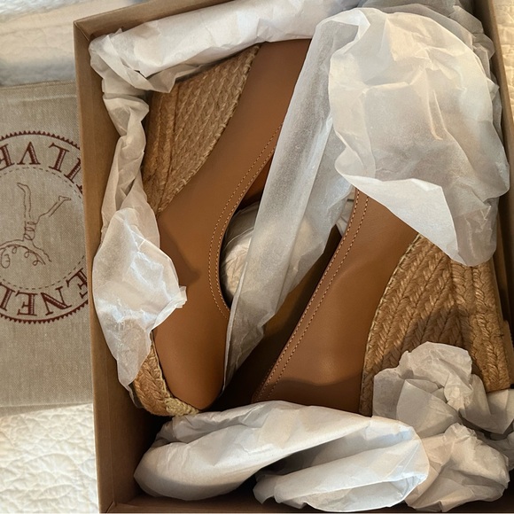 NIB Penelope Chilvers size 37 tan espadrilles. Equates to a US size 8. - Picture 2 of 10